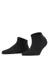 Falke Family Sustainable Cotton Sneaker Socks In Black