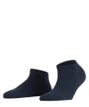 Falke Family Sustainable Cotton Sneaker Socks In Blue