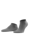 Falke Family Sustainable Cotton Sneaker Socks In Gray