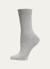 Falke Family Sustainable Cotton Blend Socks In Light Grey