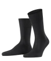 Falke Firenze Elastic Free Dress Socks In Black