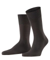 Falke Firenze Elastic Free Dress Socks In Brown