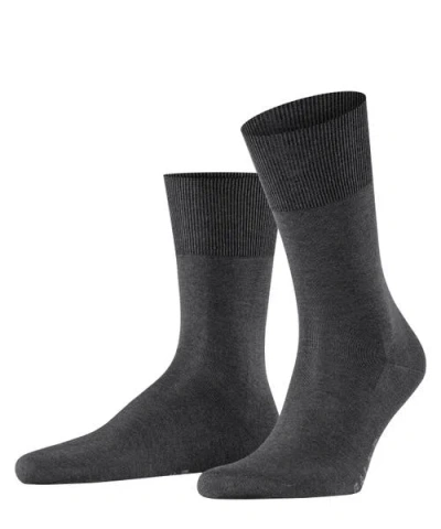 Falke Firenze Elastic Free Dress Socks In Gray