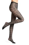 Falke Fluid Fusion Net Tights In Black