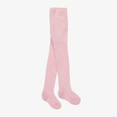 Falke Kids' Girls Light Pink Cotton Tights