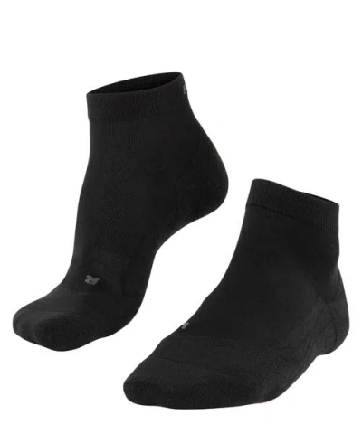 Falke Go2 High Ankle Golf Socks For Spiked Shoes In Black