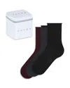 Falke Happy Assorted 3-pack Crew Socks Gift Box In Sortiment