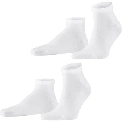 Falke Happy Cotton Sneaker Socks In White