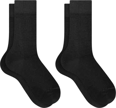 Falke Happy Socks, 2-pack In Black