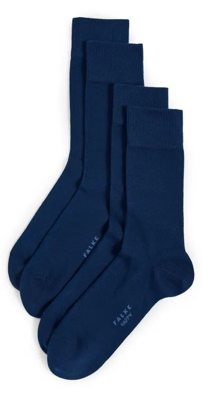 Falke Happy Socks 2 Pack Royal Blue