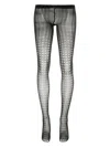 Falke Honeycomb-pattern Tights In Black