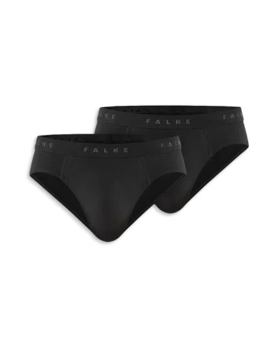 Falke Jersey Briefs, 2 Pk. In Black