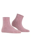 Falke Knit Bed Socks In Brick