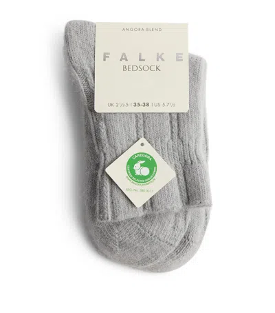 Falke Knitted Bed Socks In Grey