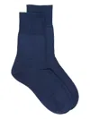 Falke Knitted Socks In Blue