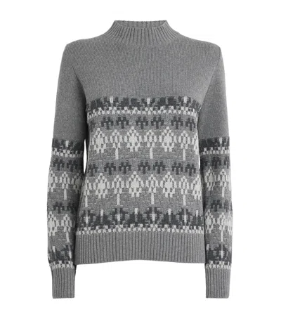 Falke Lambswool-blend Jacquard Sweater In Multi