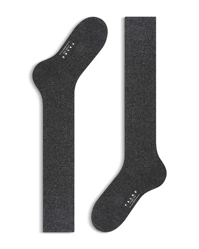 Falke Lhasa Rib Knee High Socks In Anthracite Melange