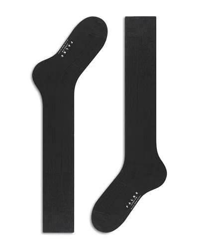 Falke Lhasa Rib Knee High Socks In Black