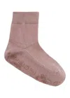 Falke Light Cuddle Pads Cotton-blend Socks In Rose