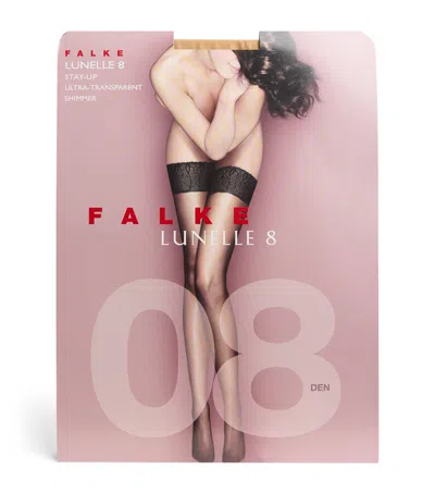 Falke Lunelle 8 Stay-up Stockings In Beige