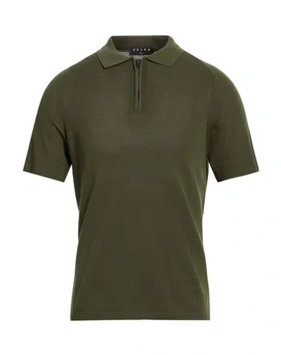 Falke Man Sweater Dark Green Size L Cotton, Polyamide