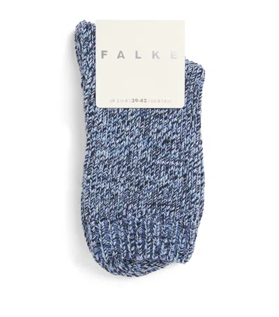 Falke Marble Cloud Socks In Blue