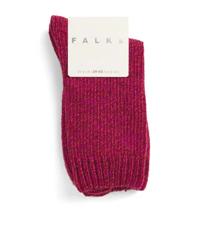 Falke Marble Cloud Socks In Pink