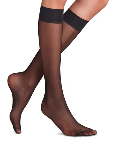 Falke Matt Deluxe 20 Knee High Socks In Black