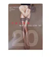 Falke Matt Deluxe 20 Stockings In Black