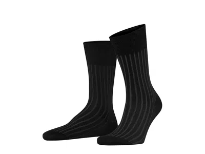 Falke Matt Deluxe 20 Tights Men's Crew Cut Socks Shoes Grey/white: Eu 41-42 (us Men's 8-9) In Gray
