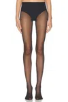 Falke Matt Deluxe 20 Transparent Tights In Black