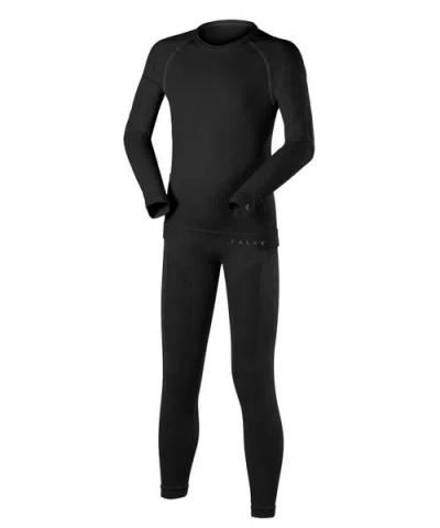 Falke Maximum Warm Base Layer Set In Black