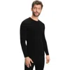 Falke Maximum Warm Crew Neck Base Layer Top In Black