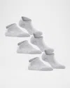 Falke Men's Cool Kick 3-pack Sneaker Sock Bundle In Light Grey
