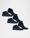 Falke Men's Cool Kick 3-pack Sneaker Sock Bundle In Marine