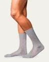Falke Men's Egyptian Cotton Dress Socks In Light Grey