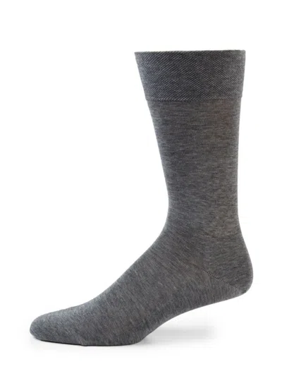 Falke Men's Sensitive Malaga Crew Socks In Anthracite