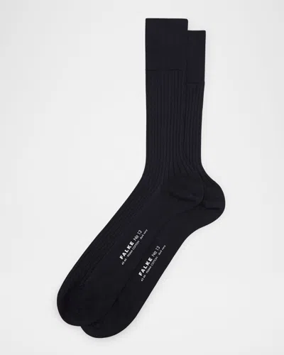 FALKE MEN'S NO. 13 EGYPTIAN PIUMA COTTON RIB CREW SOCKS
