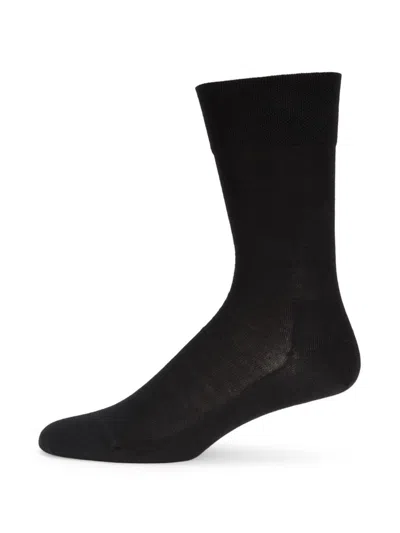 Falke Men's Sensitive London Dress Socks In Black
