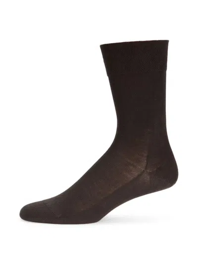 Falke Men's Sensitive London Dress Socks In Brown
