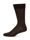 Falke Men's Sensitive Malaga Crew Socks In Brown