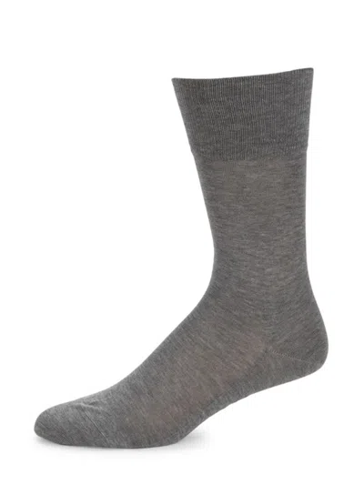 Falke Men's Tiago Logo Socks In Light Grey