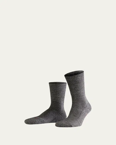 Falke Men's Walkie Light Sport Spirit Wool-blend Socks In Wool White
