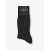 Falke Mens 3080 Anthra.mel Lhasa Rib Wool-blend Knitted Socks