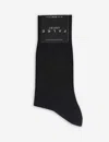 Falke Mens Dark Navy Airport Knitted Socks In Dark Navy