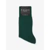 Falke Mens 7441 Hunter Green Airport Wool-blend Socks