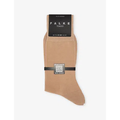 Falke Mens 4380 Country Mid-calf Organic-cotton Blend Knitted Socks