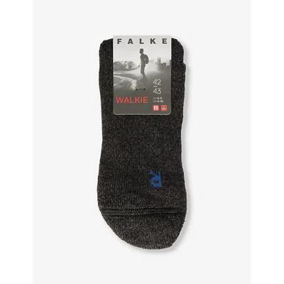 Falke Mens Walkie Wool Socks 3150 Smog In 3150 Smog