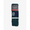 Falke Mens Holly Sk2 Intermediate Skiing Knee-high Stretch-woven Socks In Green