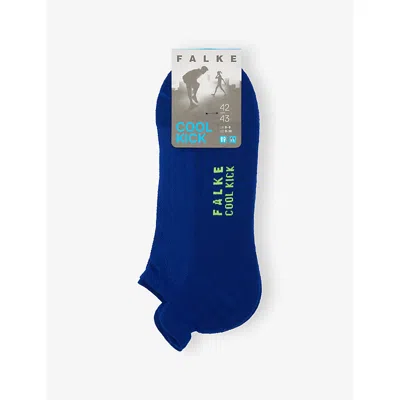 Falke Mens Imperial Cool Kick Knitted Stretch-woven Socks In Blue